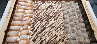 trubičky,griláž,marhuľové guľky